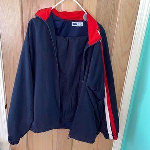 FILA Vintage Sweatsuit - Navy and Red - Large